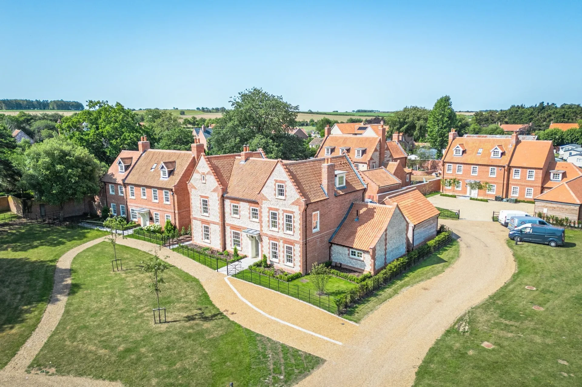 Completed aerial view of St George’s Court